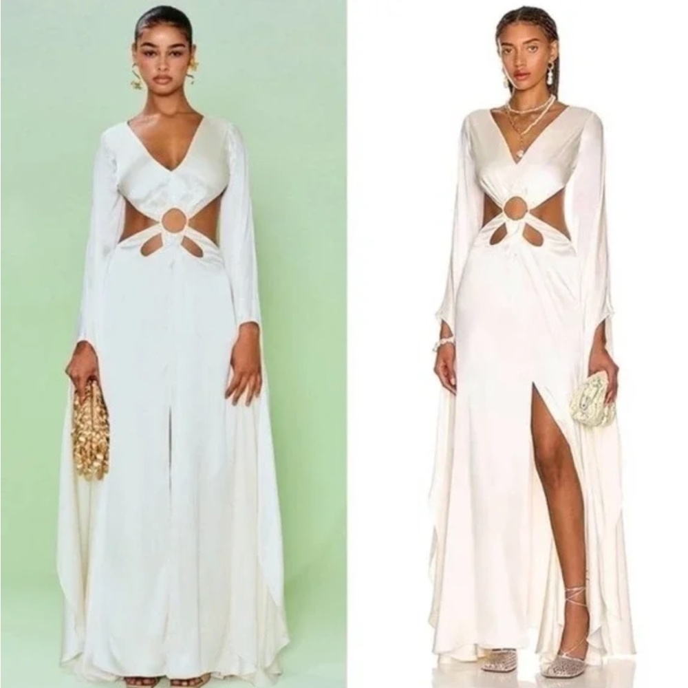 Cult Gaia Jasmin Silk Gown
